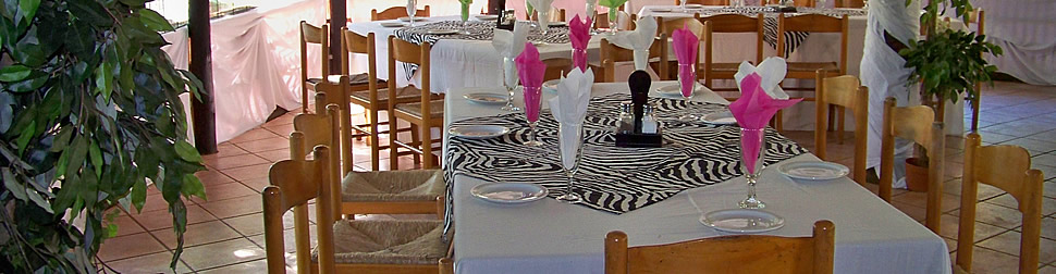 Let Bushveld Lodge cater for your special function or party
